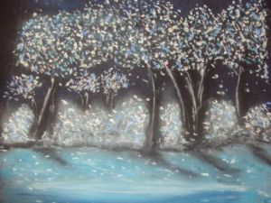 Voir le détail de cette oeuvre: arbres en hiver